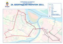 Траса 24. Београдског маратона