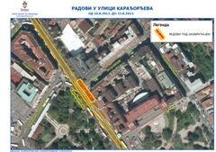 РAДОВИ У ЗОНИ РАСКРСНИЦЕ УЛИЦА КАРАЂОРЂЕВЕ И ЗАГРЕБАЧКЕ