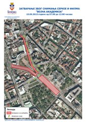 ИЗМЕНЕ РЕЖИМА САОБРАЋАЈА ТОКОМ СНИМАЊА СЕРИЈЕ И ФИЛМА