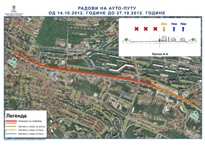 Радови на аутопуту у зони "Плавог моста" између петљи "Душановац" и "Коњарник"