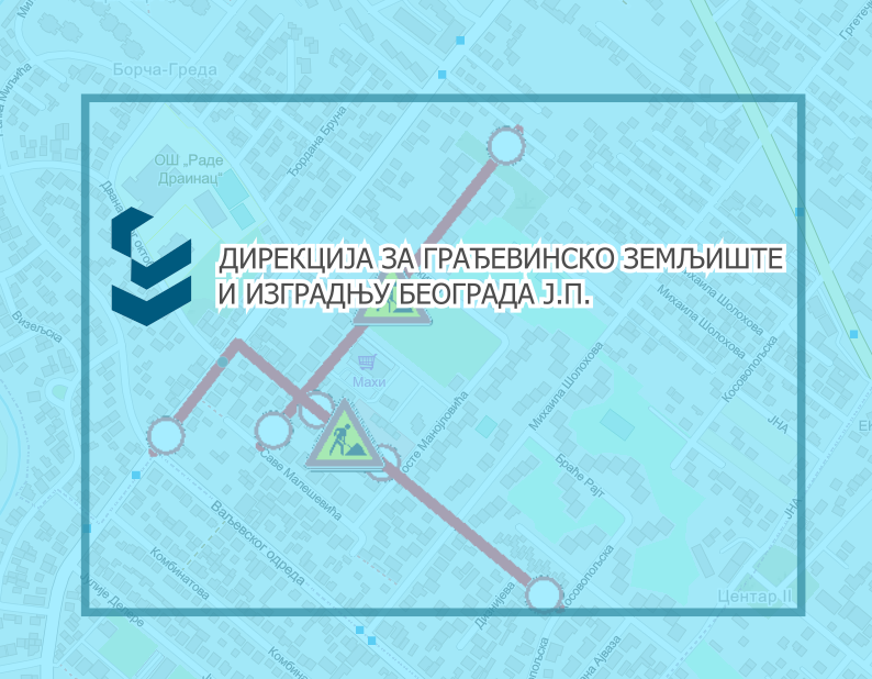 
                                                     Радови у Братства и јединства, Саве Мркаља и Милана Топлице
                                                     