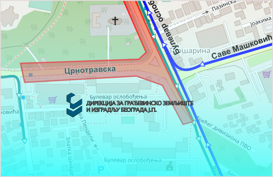 
                                                     Црнотравска улица затворена за саобраћај
                                                     