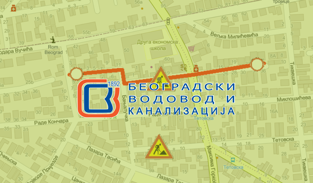 
                                                     Затворена за саобраћај улице Беличка, Бањалучка и Евелин Хаверфилд
                                                     