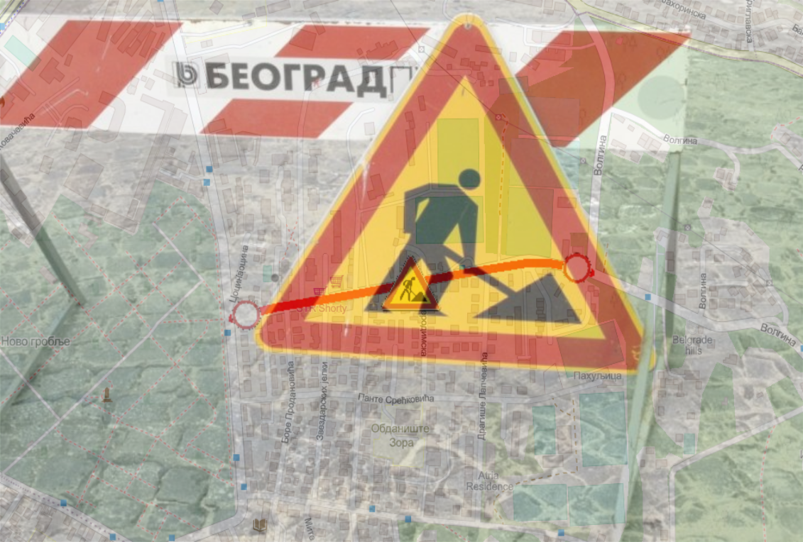 
                                                     Затворена за саобраћај улица Љубице Луковић
                                                     