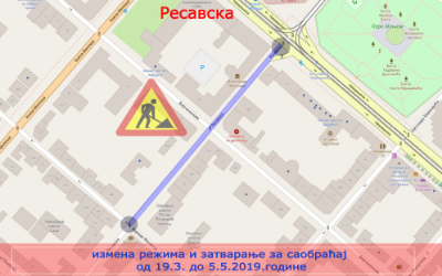 
                                                     Ресавска затворена за саобраћај
                                                     