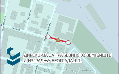 
                                                     Затворена за саобраћај Михизова улица
                                                     