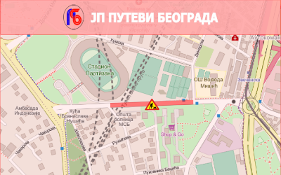 
                                                     Радови под саобраћајем у улици Др Милутина Ивковића
                                                     
