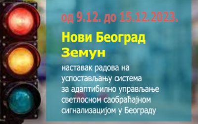 
                                                     Радови на изградњи Система за адаптибилно управљање светлосном саобраћајном сигнализацијом
                                                     
