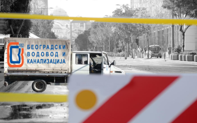 
                                                     Обустава саобраћаја у Дедињској
                                                     